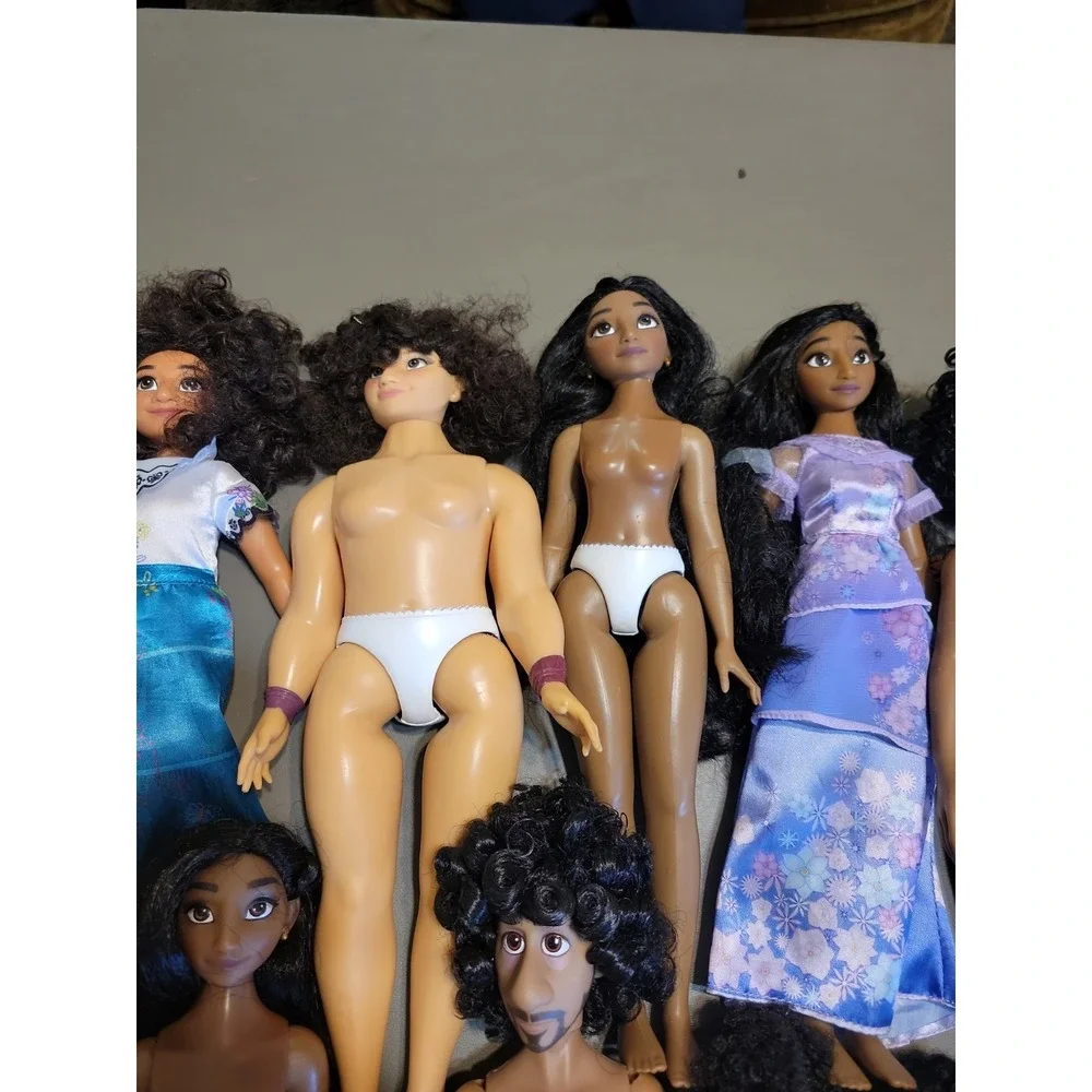 Disney Encanto Doll Figure Bruno Isabela Mirabel Antonio Luisa mixed lot